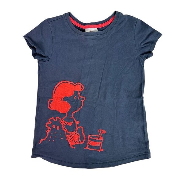 Hanna Andersson Peanuts Lucy T-Shirt size 6-7 - Picture 1 of 4